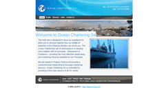 Desktop Screenshot of oceanchartering.net