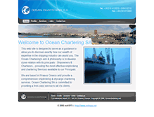 Tablet Screenshot of oceanchartering.net